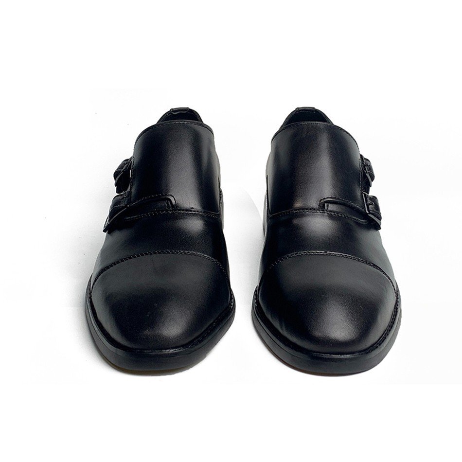 Giày tây nam Double Monk Strap MAD Black da bò cao cấp giá rẻ nhất uy tín chất lượng tốt thời trang phong cách