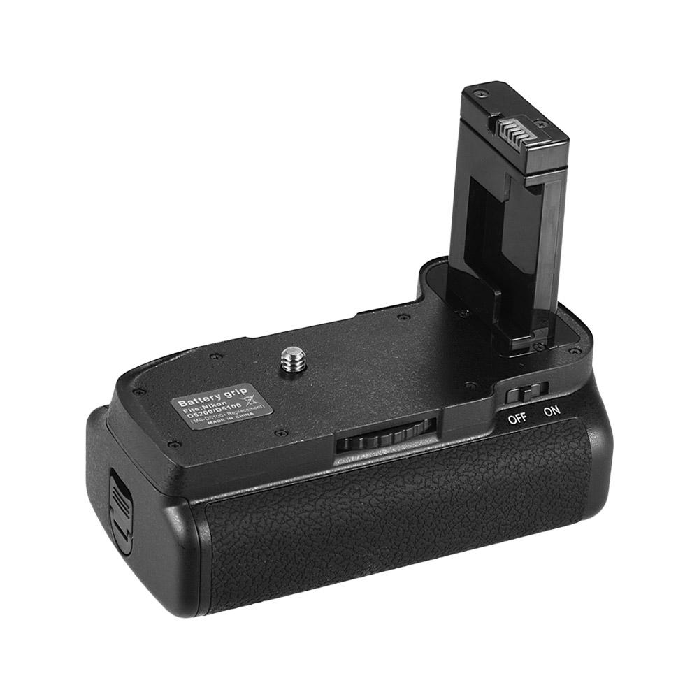 Giá đỡ kẹp pin dọc cho máy ảnh DSLR Nikon D5100 D5200 EN-EL 14 Pin được hỗ trợ điều khiển từ xa IR