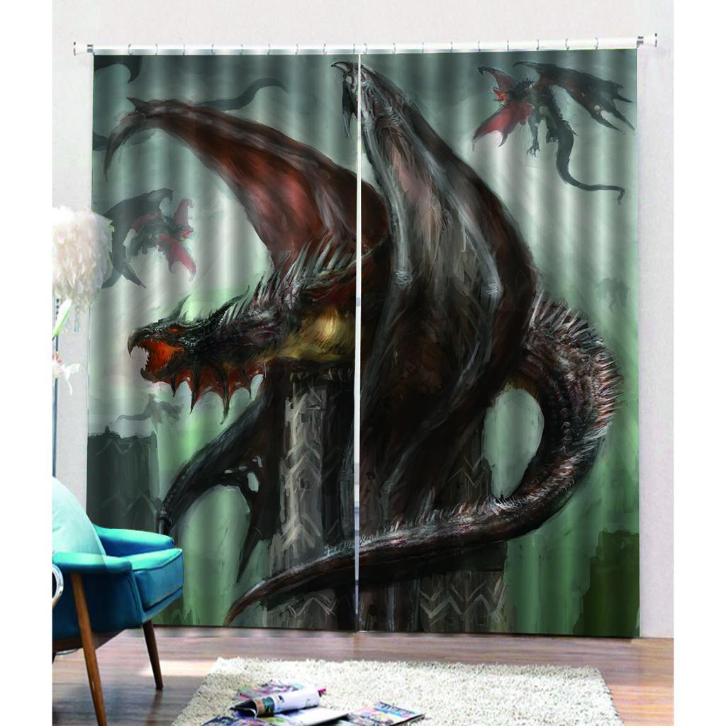 Handmade curtian Shade curtain for kids room Living room Style-1