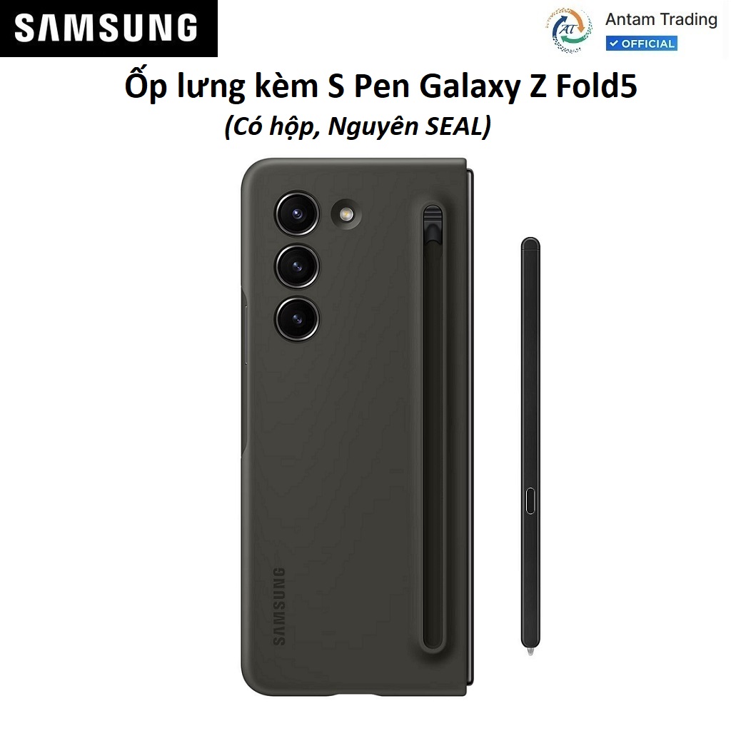 Ốp lưng kèm bút S Pen Samsung Galaxy Z Fold 5 - Hàng Chính Hãng