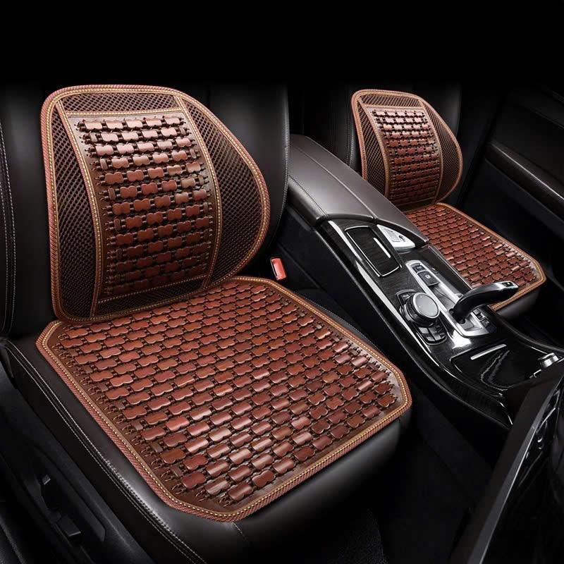 Tựa Lưng Hạt Gỗ Trúc Cho Ghế Ô Tô Và Văn Phòng - Tạo Tư Thế Ngồi Chính Xác Chống Mỏi Lưng