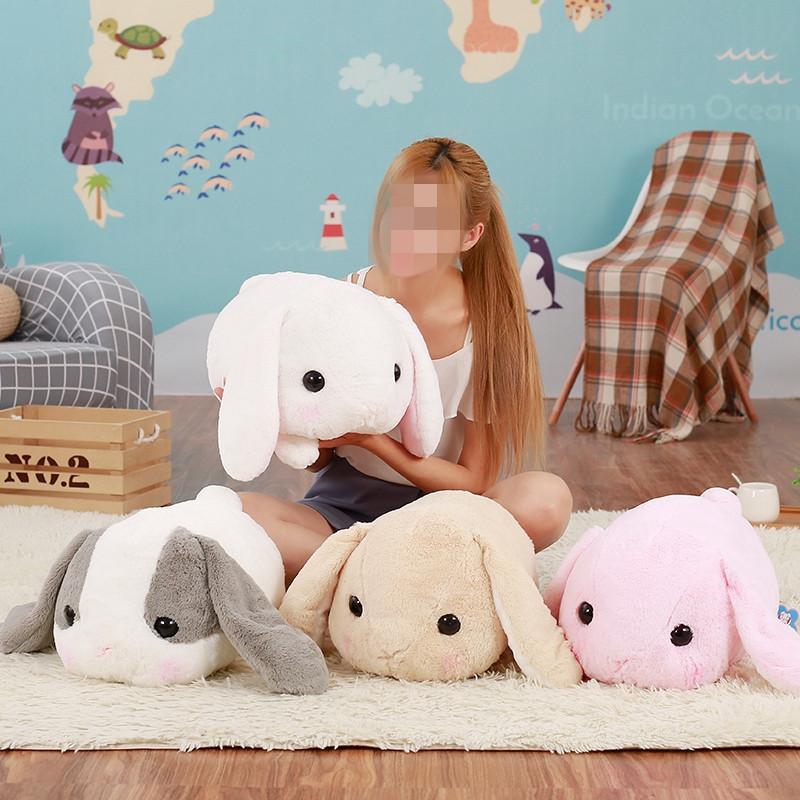 40 cm lớn dài tai thỏ động vật sang trọng đồ chơi nhồi bông bunny rabbit mềm đồ chơi trẻ em kids ngủ gối đồ chơi giáng sinh món quà sinh nhật