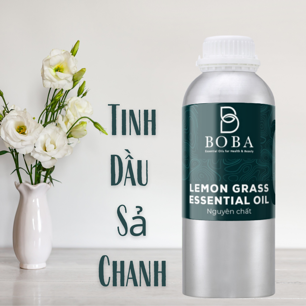 (HCM) Tinh Dầu Sả Chanh Boba Khuếch Tán Hương Thơm, Làm Dịu Không Khí, Kiểm Soát mùi, TD Lít Dùng Cho Spa, Gym