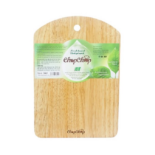 Thớt Chữ Nhật Chopchop Tò Vò, Kích Thước 29x20x1.5 cm - Gỗ Cao Su Bền Đẹp Sang Trọng Cho Không Gian Bếp