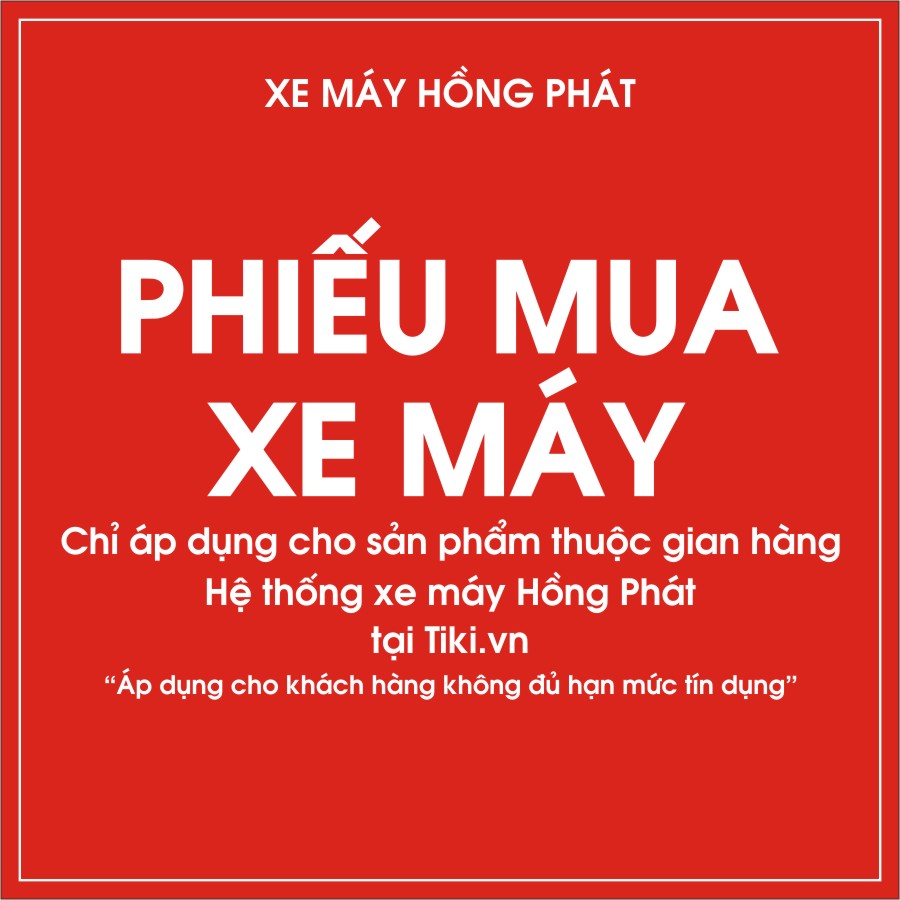PHIẾU MUA XE MÁY - TRUNG TÂM XE MÁY HỒNG PHÁT - HẢI PHÒNG