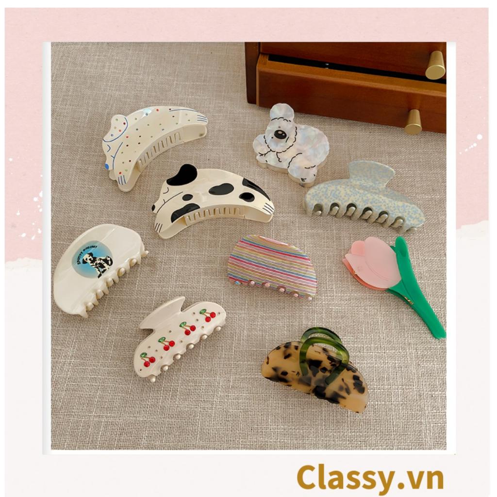 Kẹp càng cua, kẹp tóc Classy dễ thương, dễ tạo kiểu, không gây rụng tóc PK1583