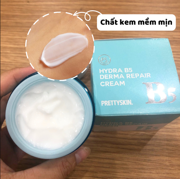 Kem Dưỡng Cấp Ẩm Trắng Da Prettyskin Hydra B5 Derma Repair Cream