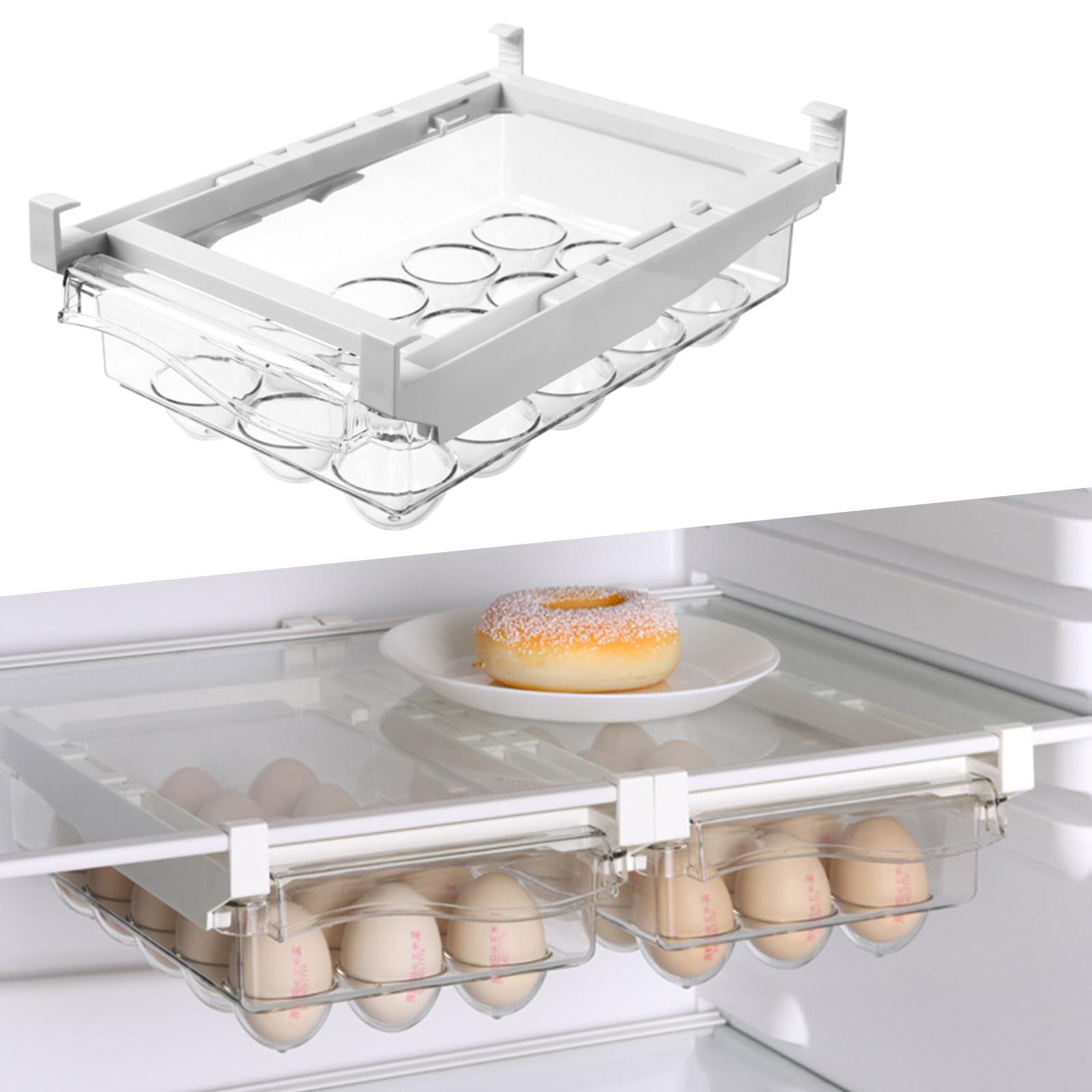 Refrigerator Drawer Organizer Fridge Shelf Holder Storage Box