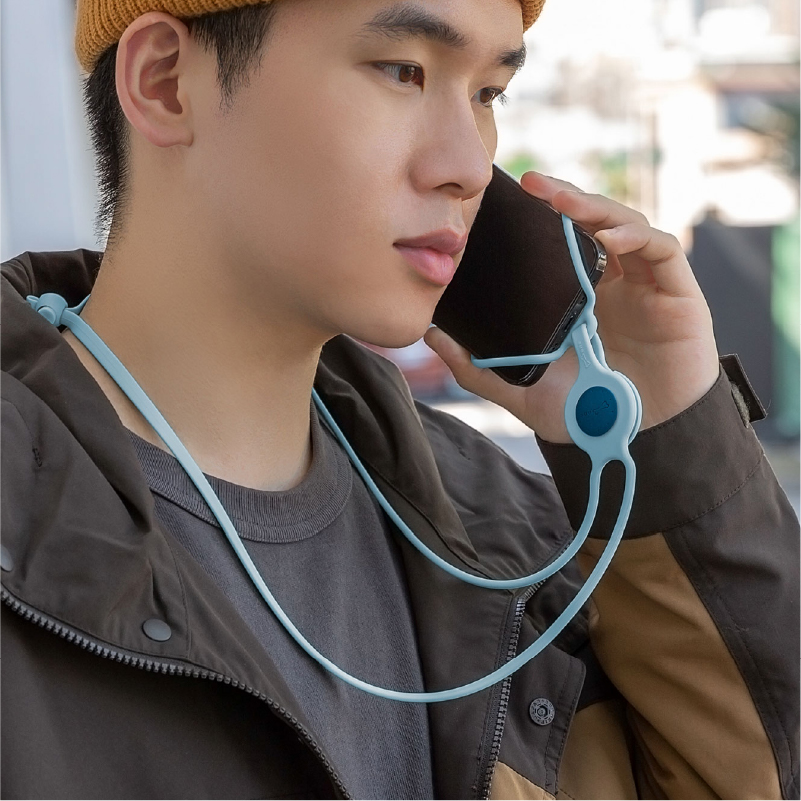 Lanyard PhoneTie 3 hàng chính hãng Bone - Màu Đen