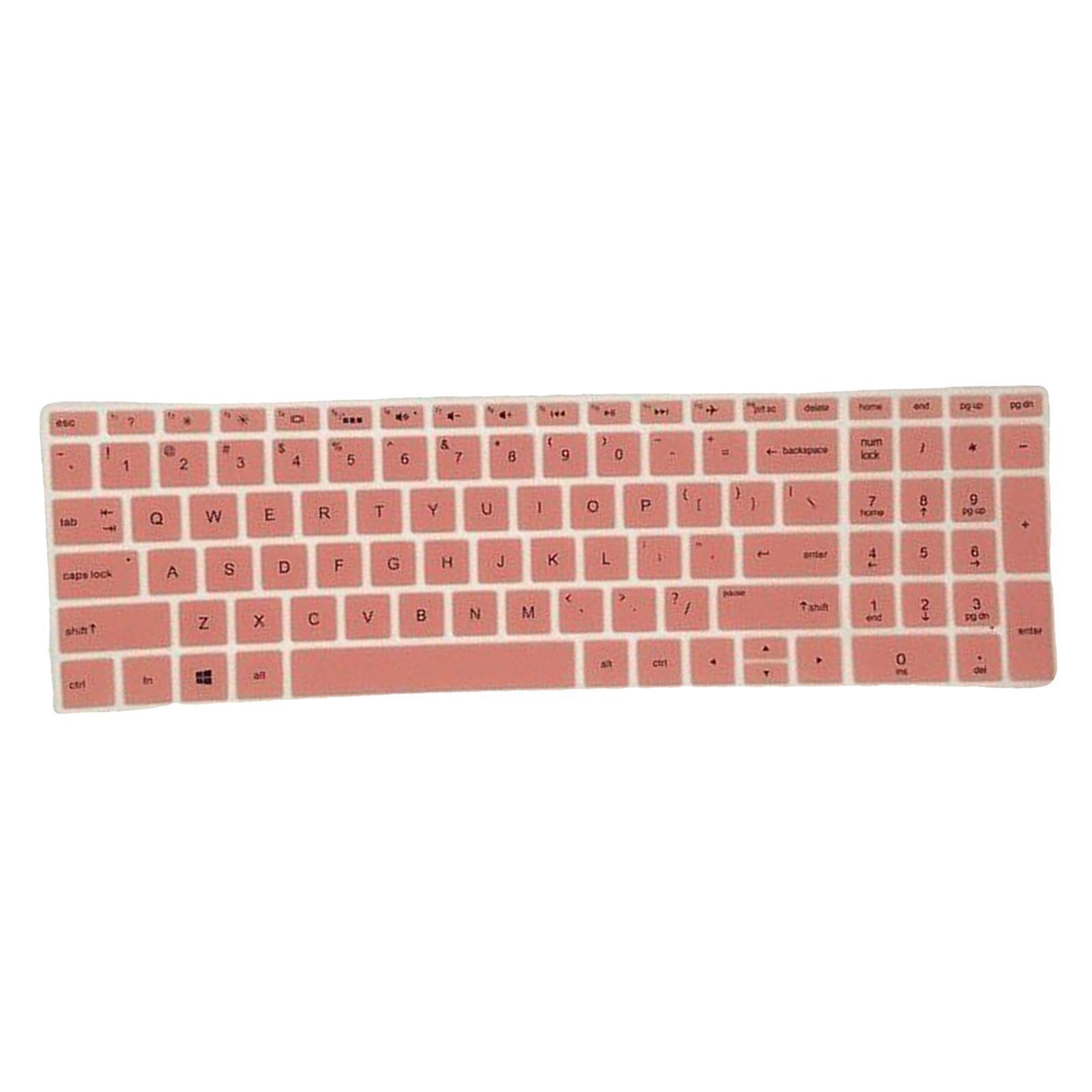 Silicone Notebook Keyboard Skin Cover for 15.6''BF Laptop Pink & Blue