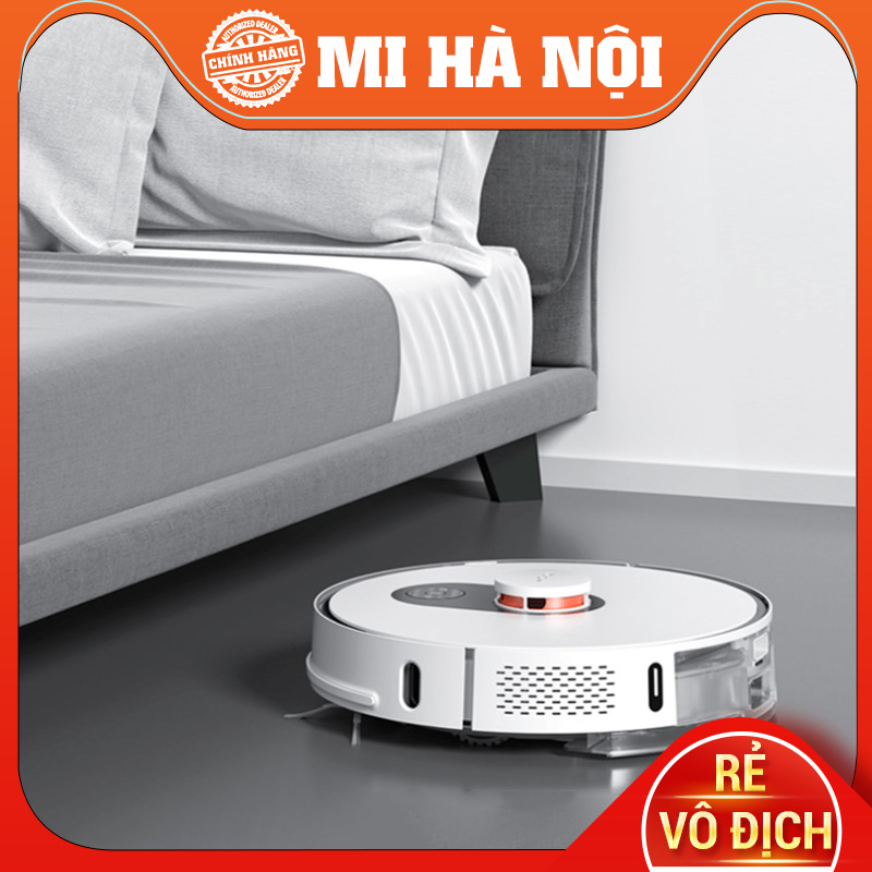 Robot hút bụi Xiaomi Roidmi Eve Plus với hộp đựng bụi tự động đổ rác kết hợp sạc thông minh - Hàng chính hãng