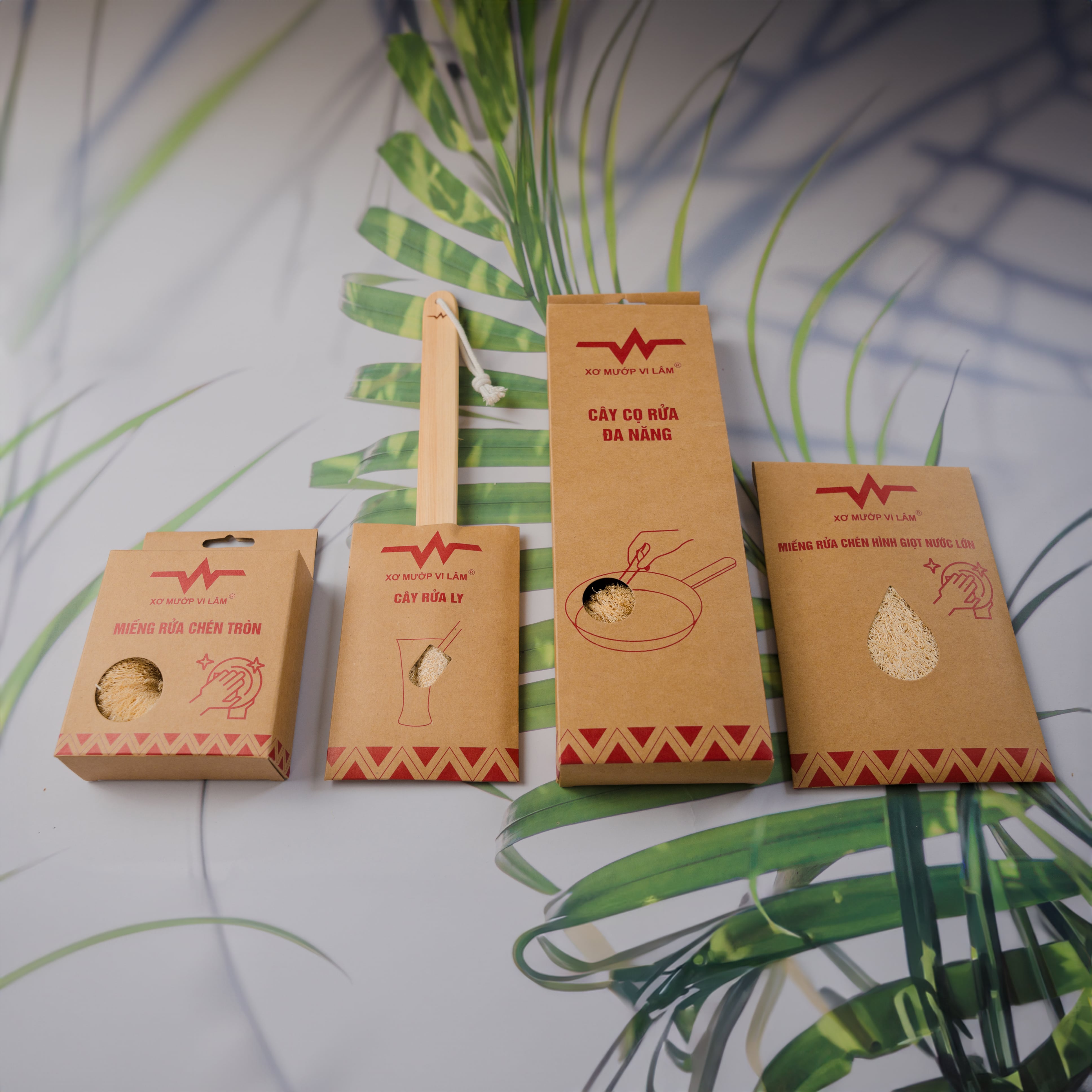 Combo Bếp Sạch Mỗi Ngày Với Xơ Mướp Vi Lâm