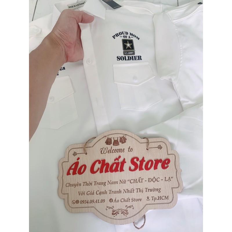 ÁO SƠ MI CẦU VAI CƠ TRƯỞNG NGÔI SAO CAO CẤP SM105 | ÁO CHẤT STORE