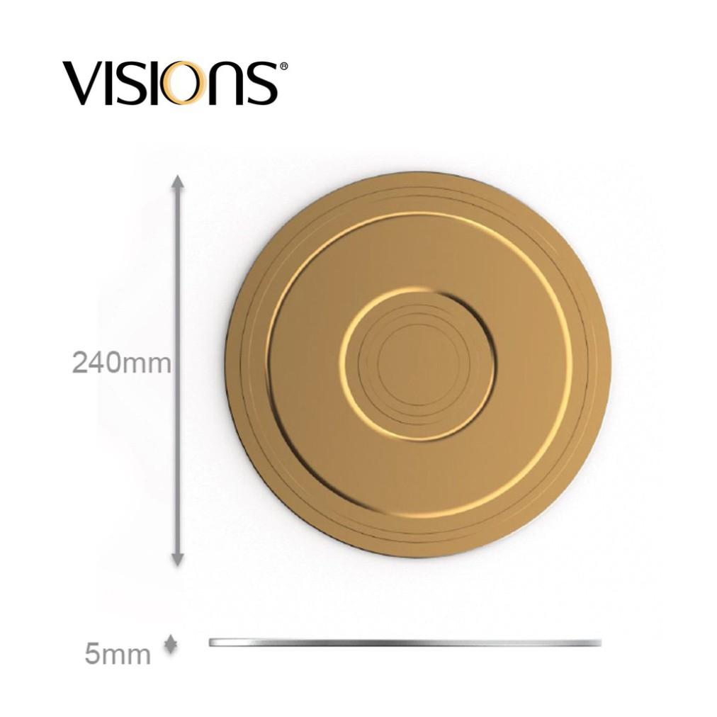 Đế Bắt Từ Dẫn Nhiệt VISIONS Xài Trên Bếp Từ 24cm , dùng cho nồi chảo bằng thủy tinh , sứ , nhôm , gang