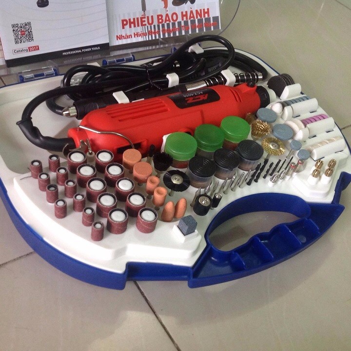 Bộ máy khoan mài cắt khắc mini tặng kèm bộ phụ kiện 105 món