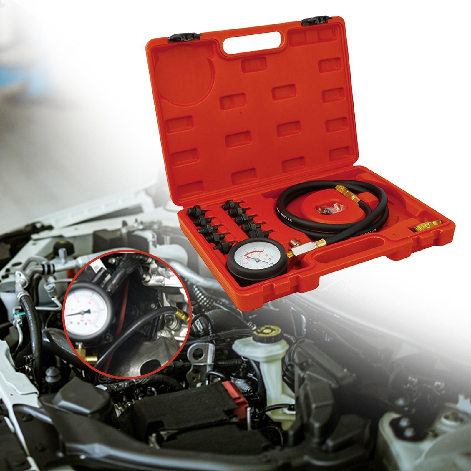 Universal Cylinder Pressure Gauge Set for RV Motorcycles Tester Kit