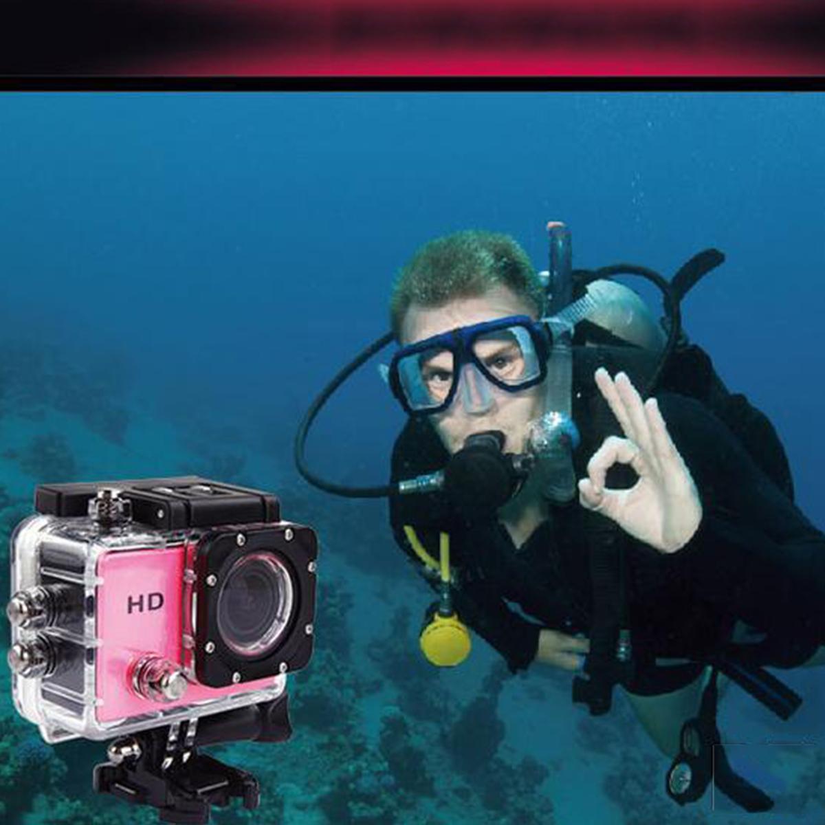 Freestyle 2inch LCD 1080p Camera hành động đầy đủ 30 mét Máy ảnh DV DV không thấm nước SJCAM DVR00
