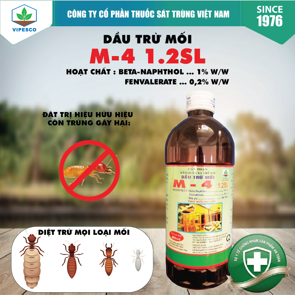 DẦU TRỪ MỐI - M4 1.2SL (480ml)