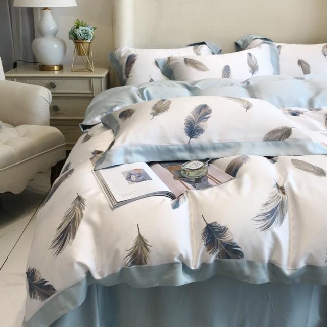 Bộ chăn ga gối chất liệu tencel 60S cao cấp