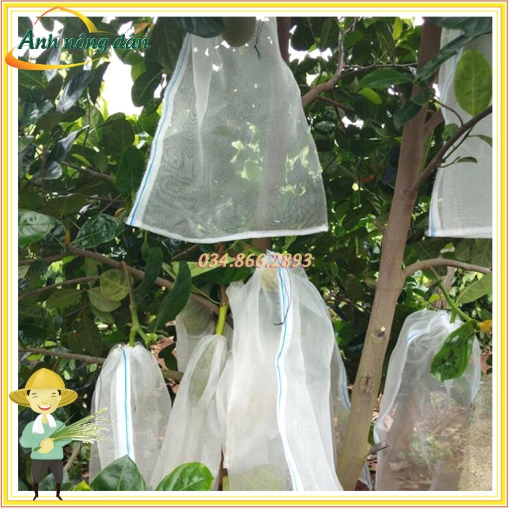Bộ 100 Túi bọc mít, túi bao mít chống côn trùng, kích thước 50x70 cm