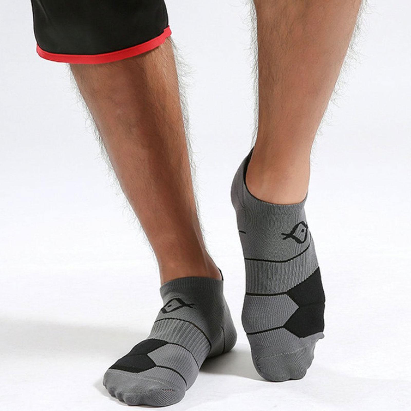 1 Pair Men Short Socks Crew Socks Nylon Bootie Socks Soft Athletic Low Cut Sports Socks Thermal Socks for Adults Cold Weather