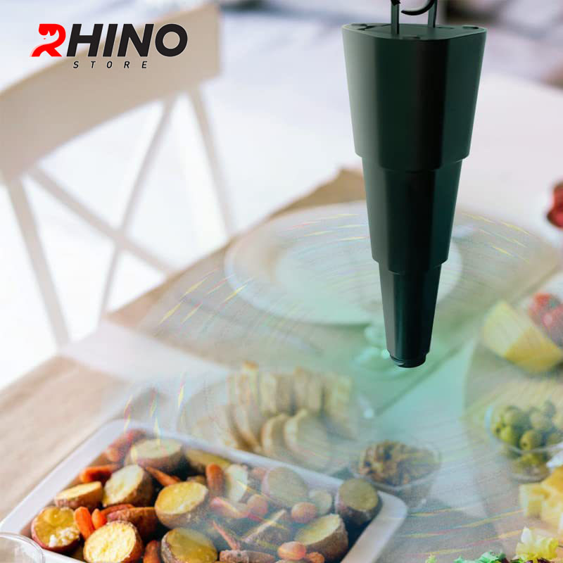 Quạt đuổi ruồi, muỗi Rhino F601 dùng pin AAA ( sản phẩm chưa kèm pin) trong nhà ngoài trời