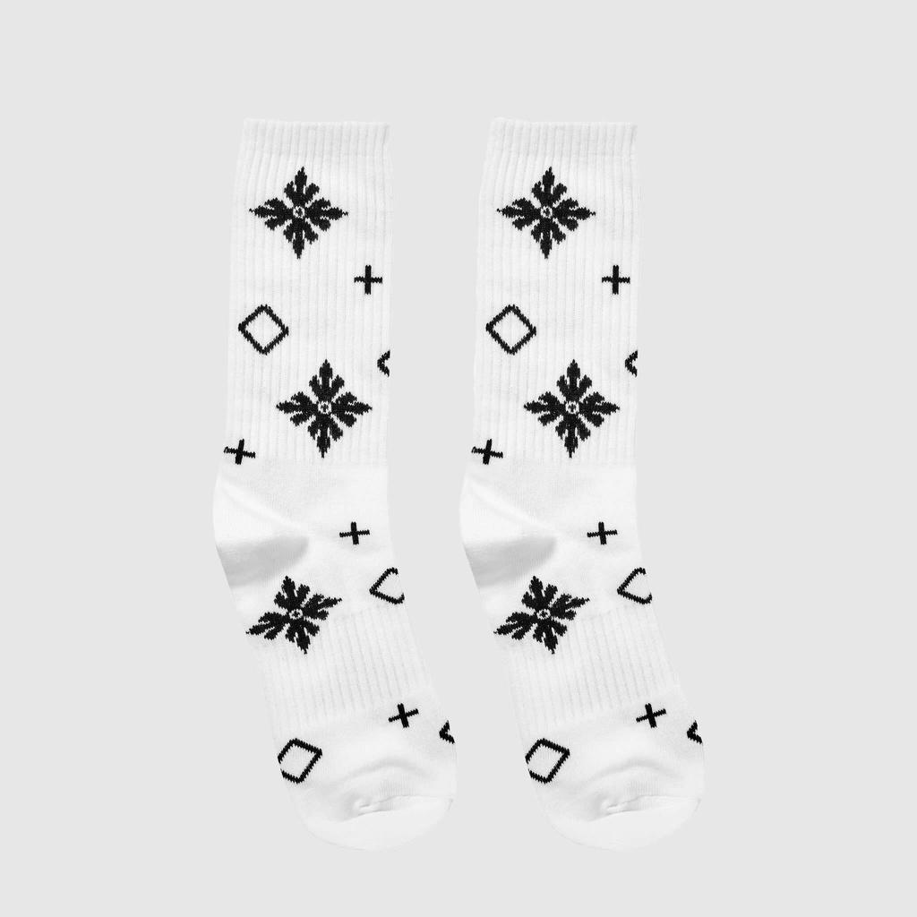 Vớ/Tất cổ cao White BLS Monogram LDV Socks