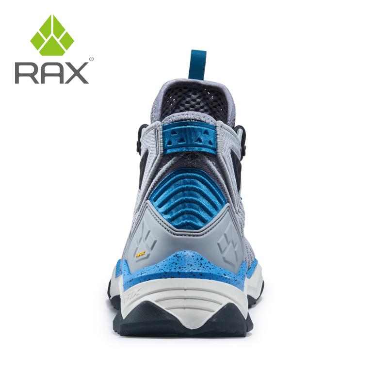 RAX Nam Chuyên Nghiệp Đi Bộ Đường Dài Giày Giày Leo Núi Ngoài Trời Giày Cho Núi Cắm Trại Giày Cho Nam Đi Bộ Giày Size Lớn Color: carbon black Shoe Size: 44