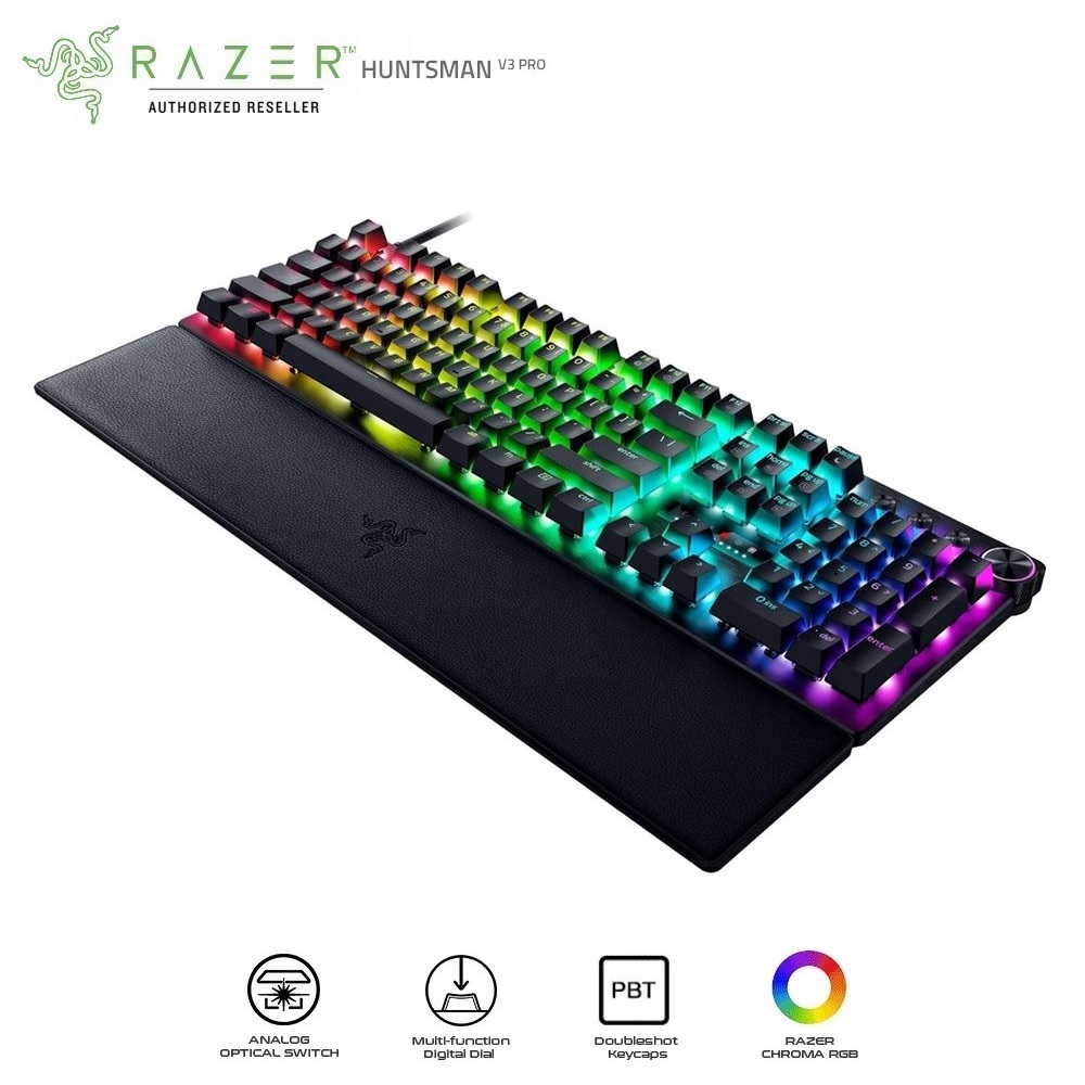 Bàn phím Razer Huntsman V3 Pro - Analog Optical Esports Keyboard_Mới, hàng chính hãng