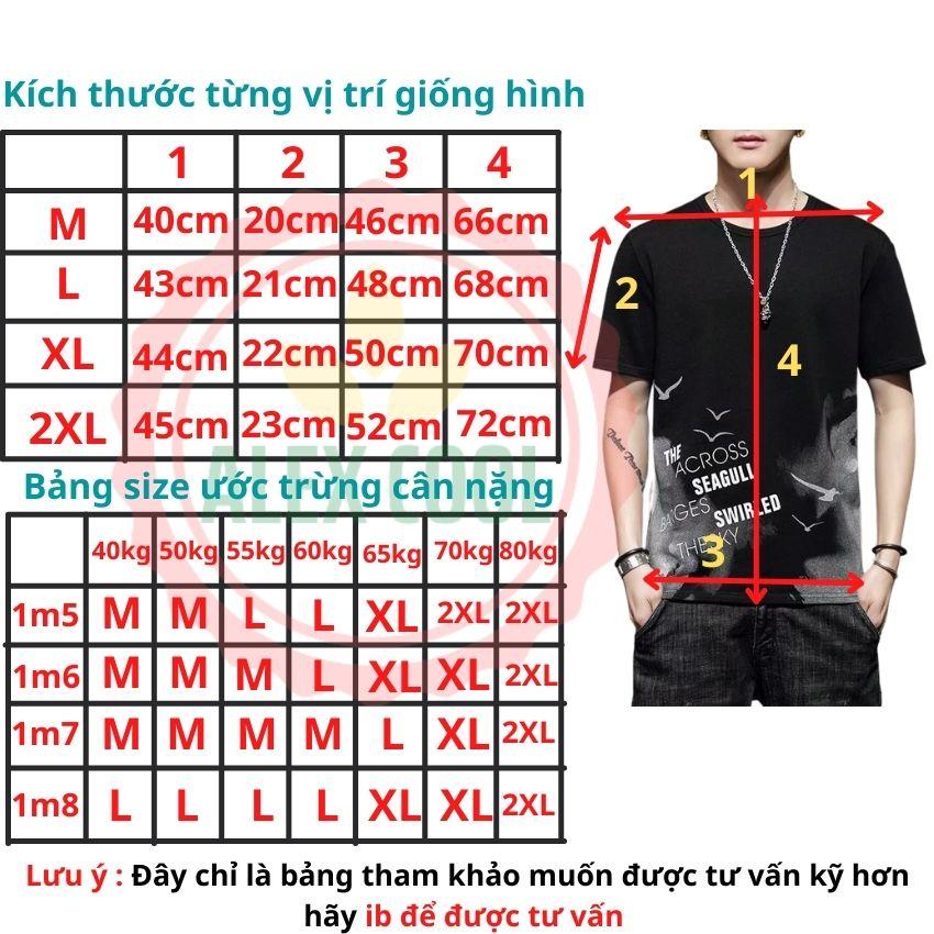 Áo thun nam, áo phông nam tay ngắn cổ tròn chất thun cotton co giãn 4 chiều hình chim alex cool