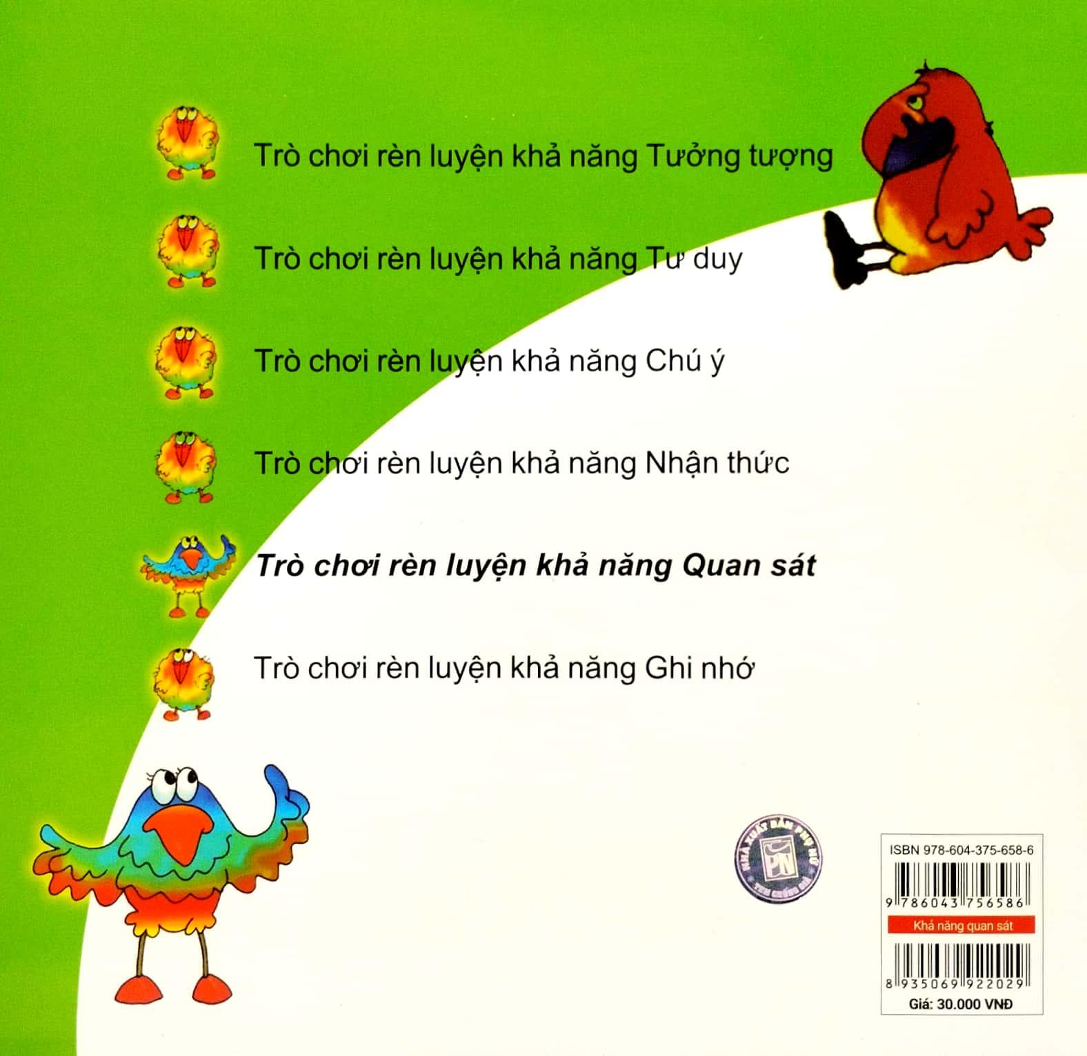 Sân Chơi Trí Tuệ Của Chim Đa Đa - Trò Chơi Rèn Luyện Khả Năng Quan Sát