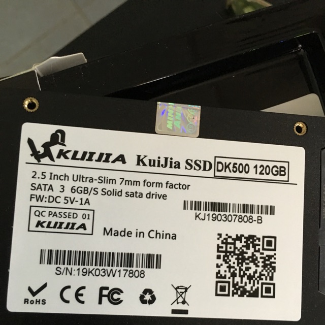 Ổ cứng SSD KUIJIA 120GB - Hàng chính hãng