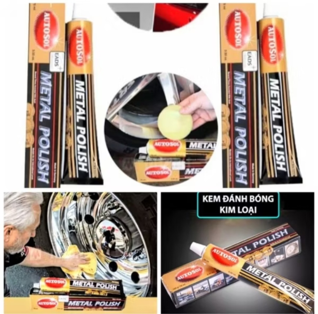 1 LỌ KEM ĐÁNH LÀM SÁNG BÓNG CÁC LOẠI KIM LOẠI NHÔM GANG ĐỒNG INOX SẮT NHƯ MỚI