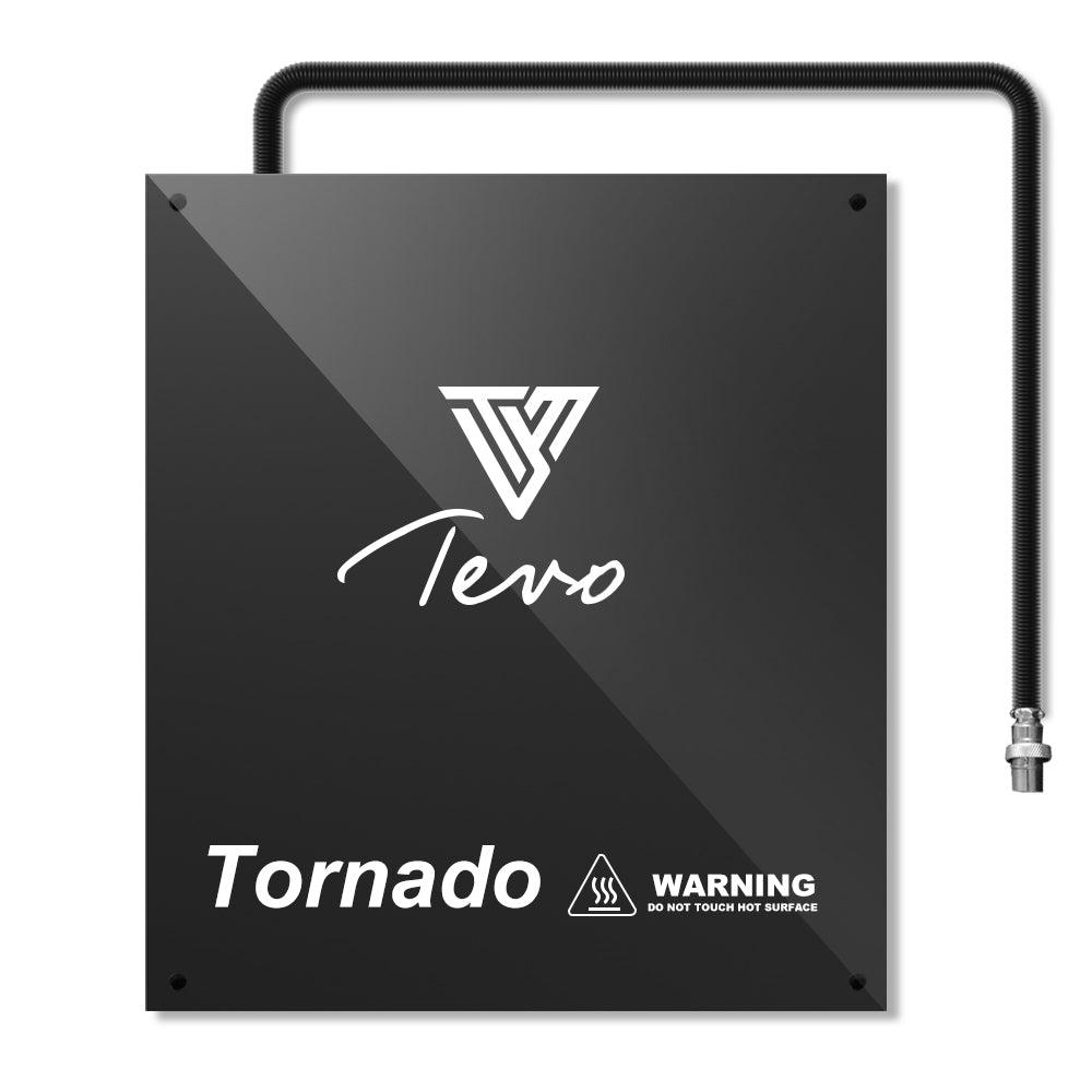 Bộ máy in 3D Tevoup Heatbed Kit cho giường làm nóng bằng silicon Tornado 300*300mm 110V/220V với các bộ phận máy in 3D bề mặt kính đen