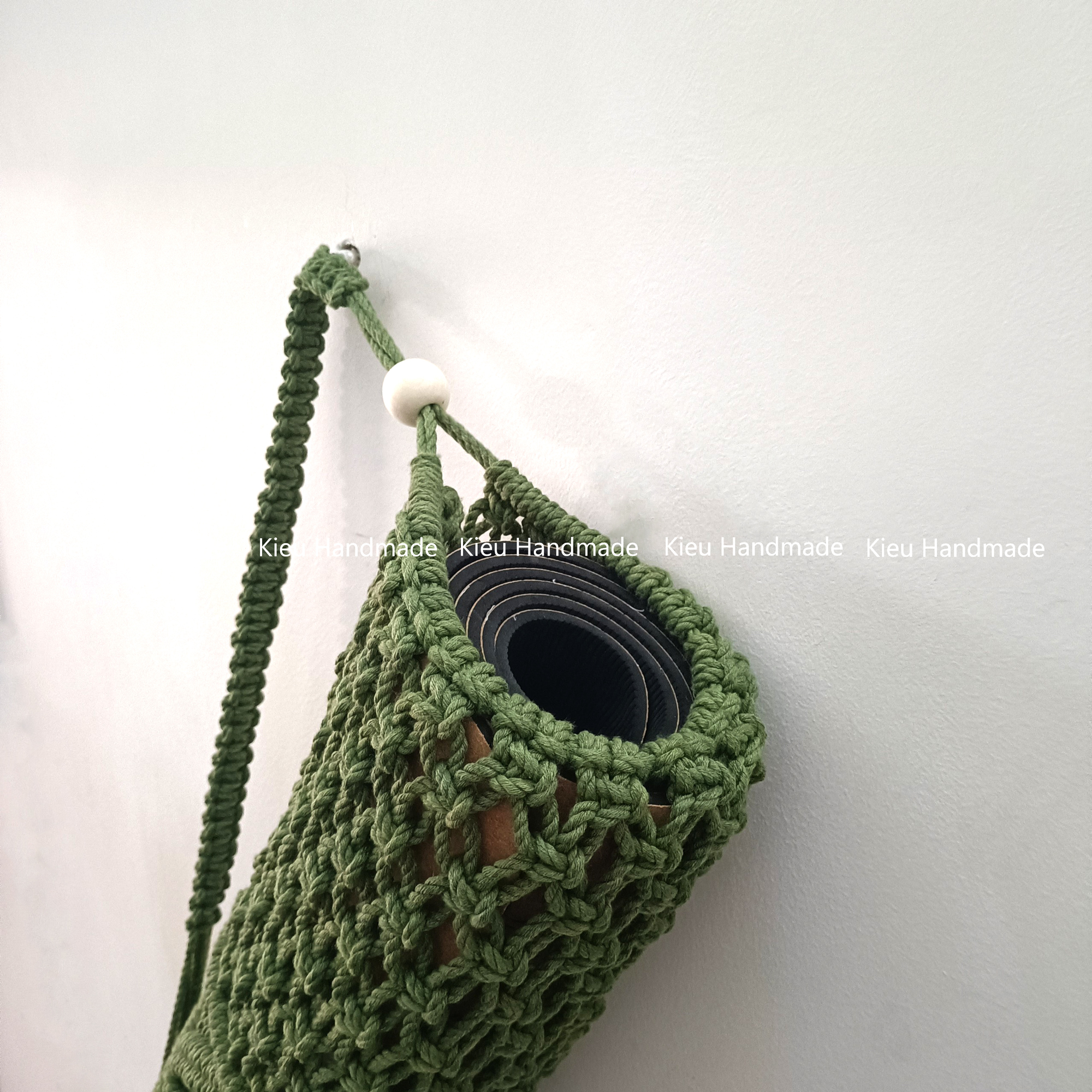 Túi đựng thảm tập yoga macrame độc đáo