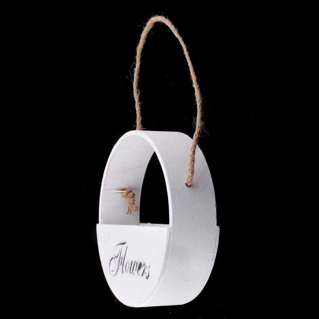 Wooden Flower Basket Pot Plant Trays for Home Garden Decorations DIY Crafts