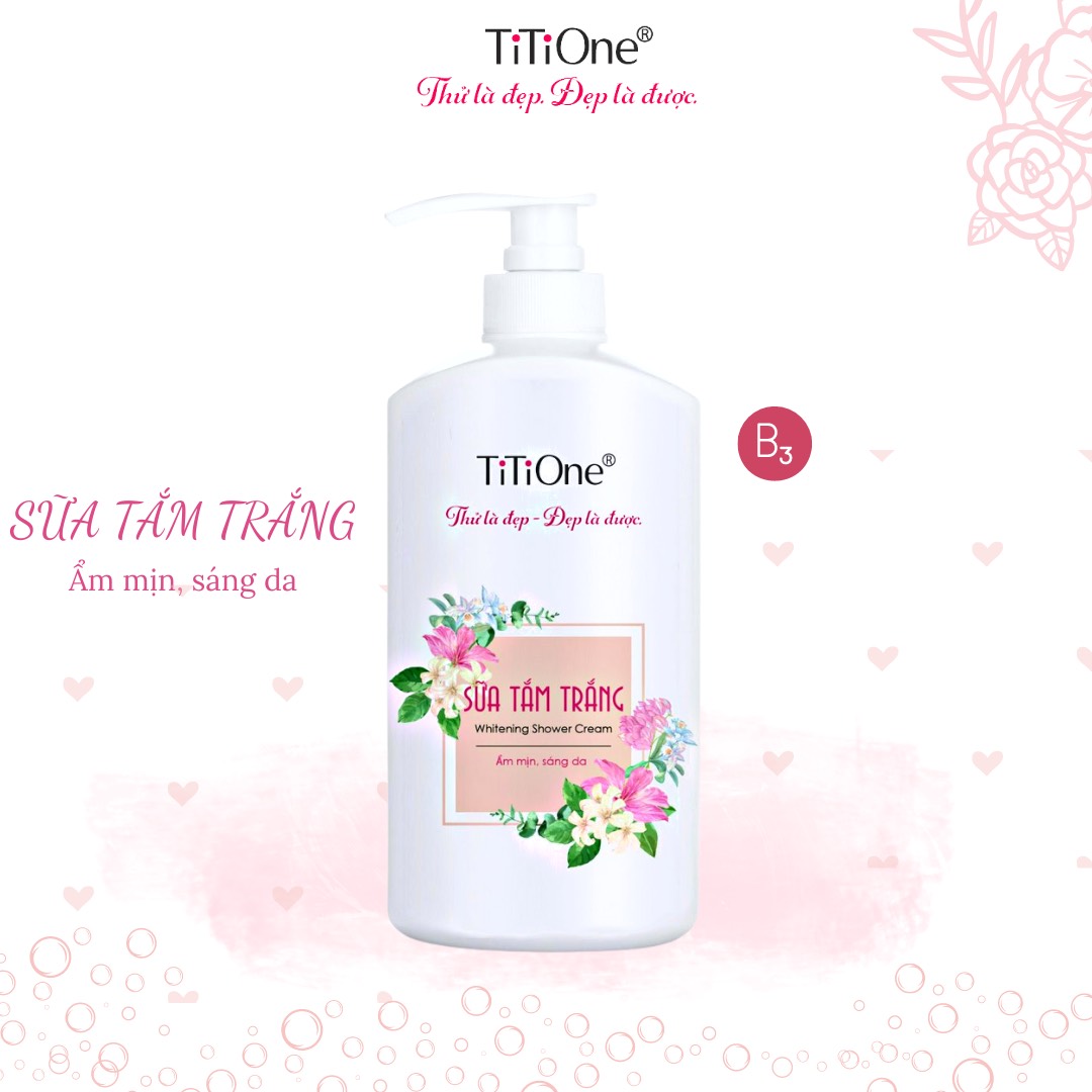 Sữa tắm trắng da TiTiOne 750g