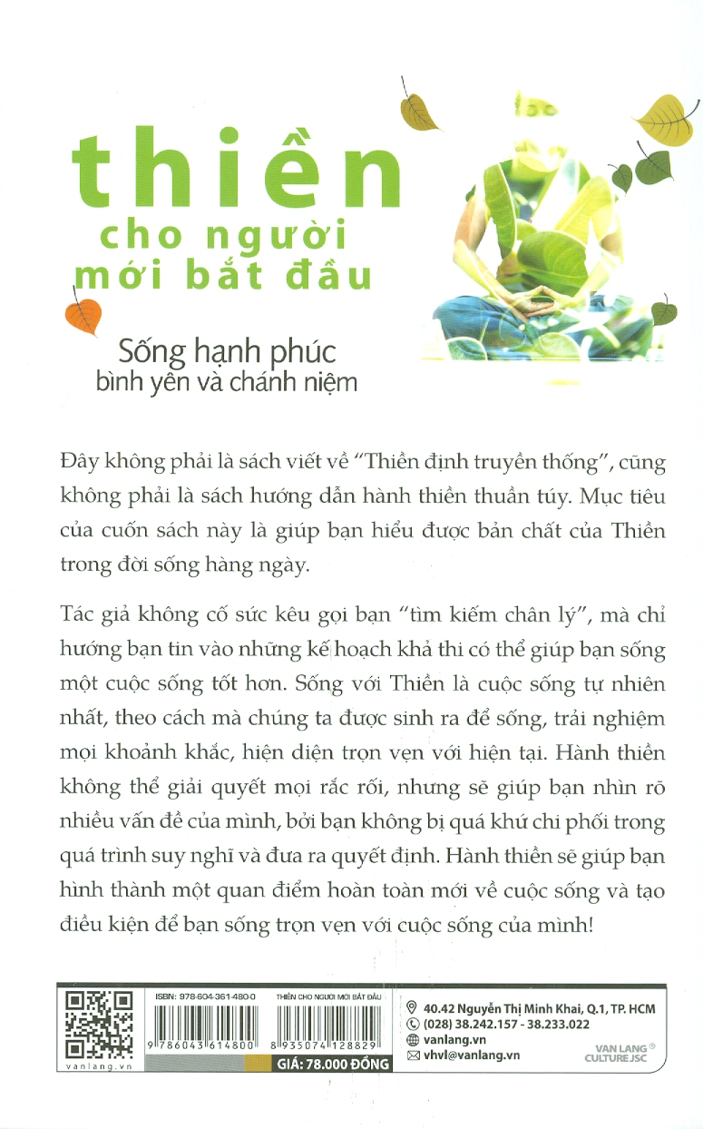 Hiểu Và Ứng Dụng Nhanh - THIỀN CHO NGƯỜI MỚI BẮT ĐẦU - Sống Hạnh Phúc Bình Yên Và Chánh Niệm