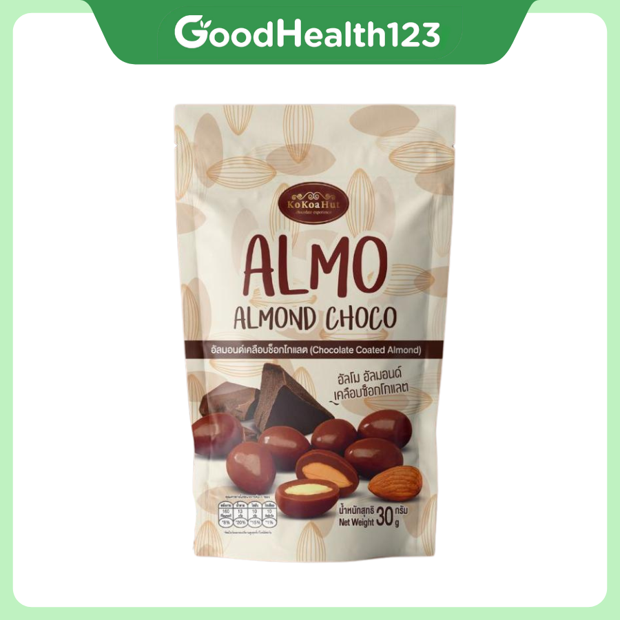 Sô Cô La Hạnh Nhân ALMO – Giòn Rụm, Thơm Ngon – Gói 30g [Hàng Thái Lan