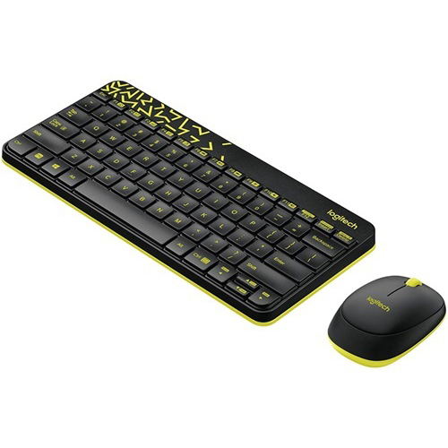 Bộ bàn phím chuột vi tính Logitech MK240 - Hàng Chính Hãng