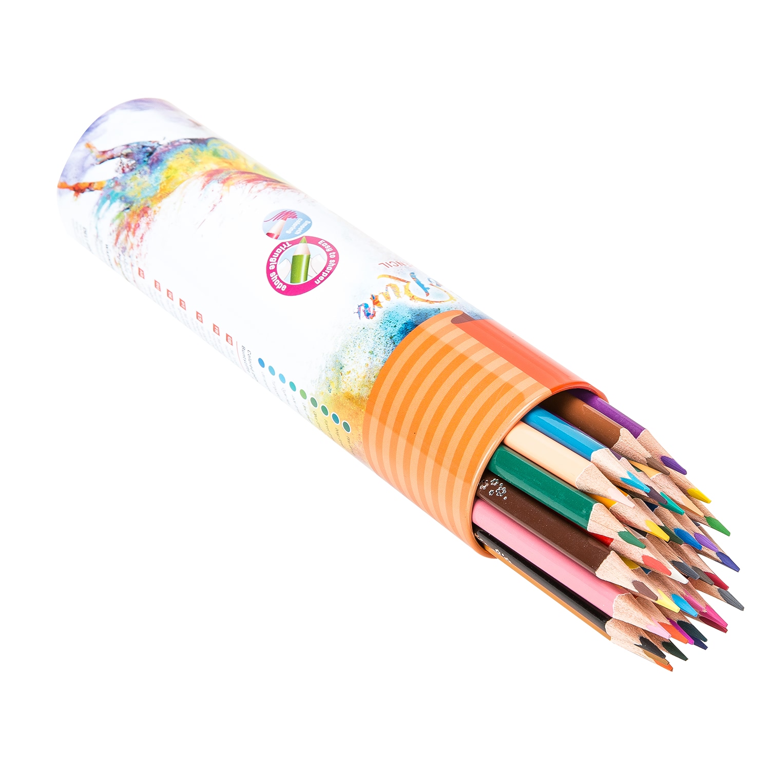 Bút chì màu Deli - 12 màu/24 màu/36 màu - 1 hộp - EC00308/EC00328/EC00338