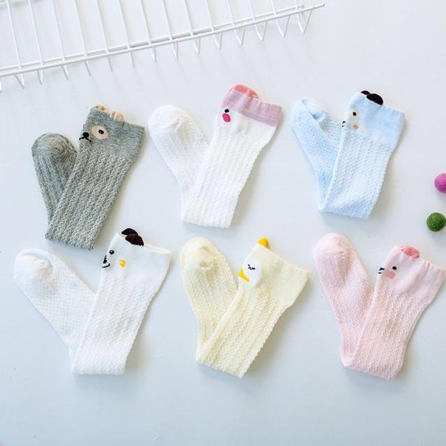 Tất sơ sinh Tất đùi cotton hoạt hình đáng yêu cho bé 0 đến 3 tuổi