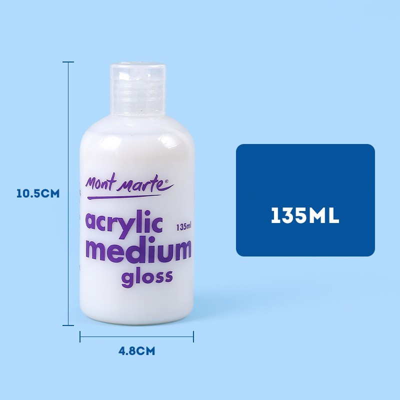 Dung môi pha màu acrylic dạng gel, lỏng cao cấp Mont Marte - A40