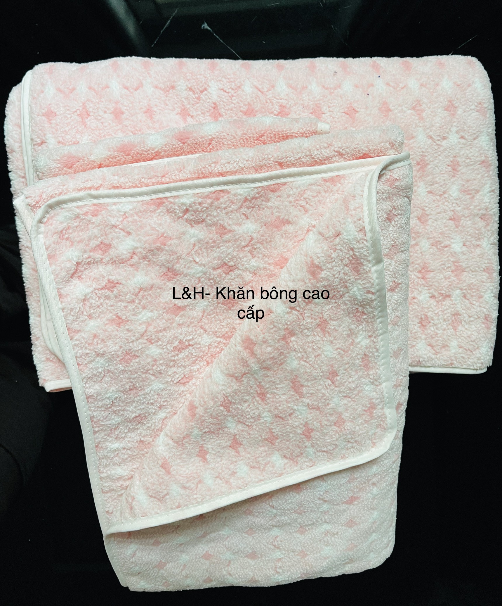 Khăn mặt lông cừu, quả trám, Kt 30x50cm