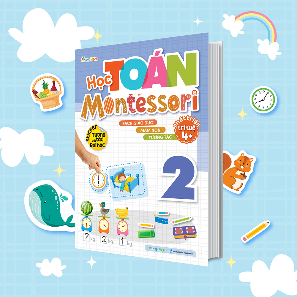 Học Toán Montessori 2 ( Phát triển trí tuệ 4+)