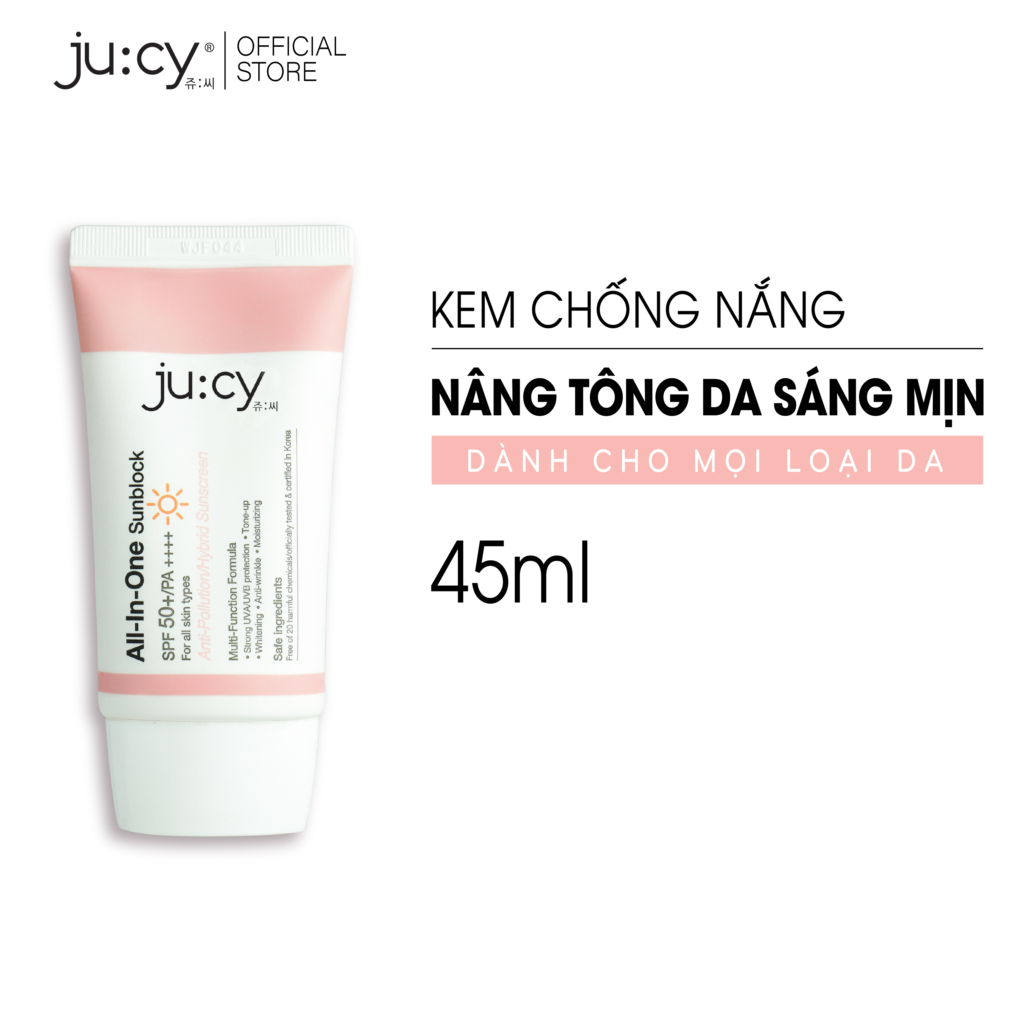 Kem chống nắng dưỡng da Ju:cy