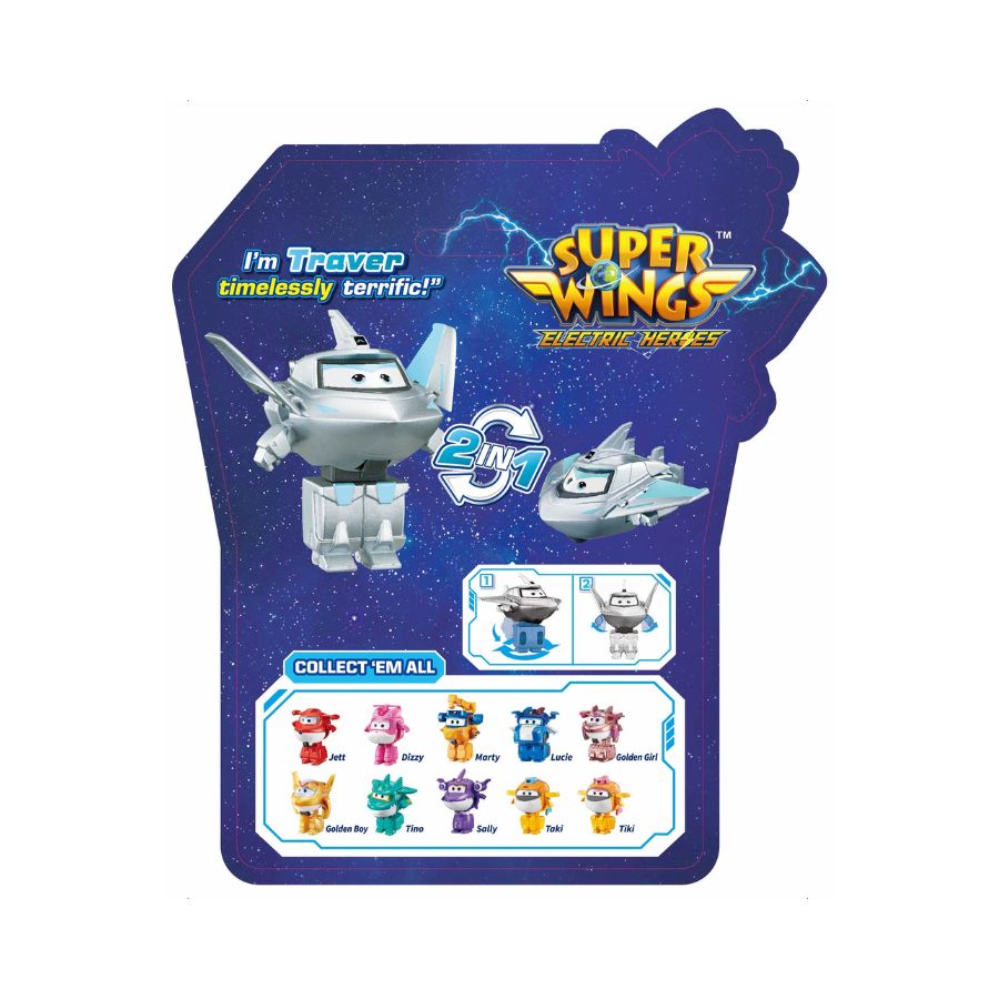 Đồ Chơi Robot Biến Hình Cỡ Nhỏ Traver Sôi Nổi SUPERWINGS YW780032