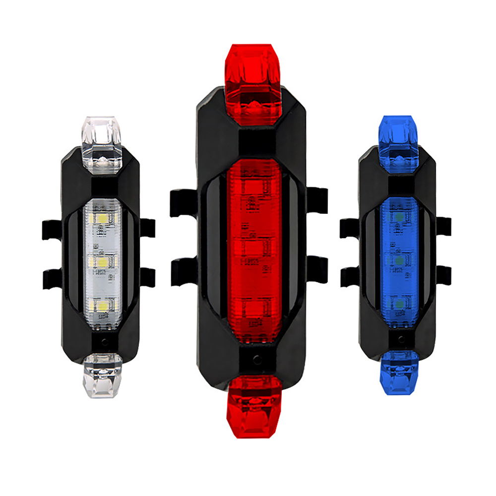 Đèn Led Gắn Sau Xe Đạp Có 4 Chế Độ Chiếu Sáng Pin 160mAh Có Thể Sạc Lại