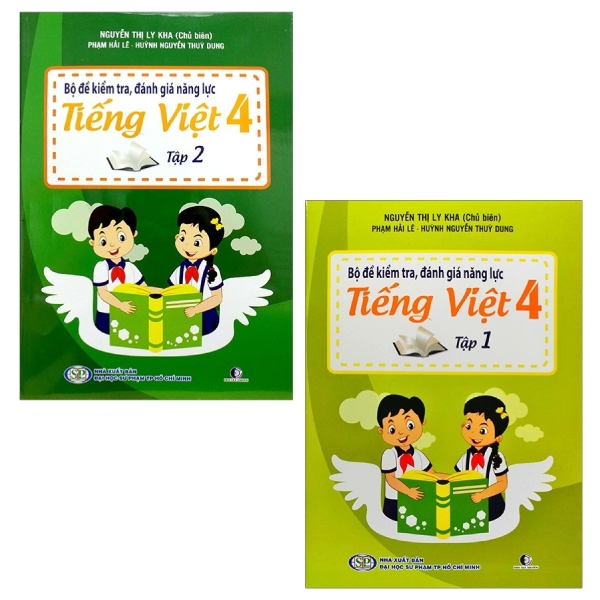 Combo Bộ Đề Kiểm Tra, Đánh Giá Năng Lực Tiếng Việt 4: Tập 1 Và 2 (Bộ 2 Tập)