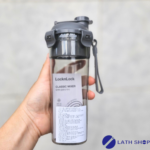 LocknLock Bình Đựng Nước Có Lưới Lọc, Dây Đeo, Chất Liệu Nhựa Tritan- 450ml - Hàng Chính Hãng